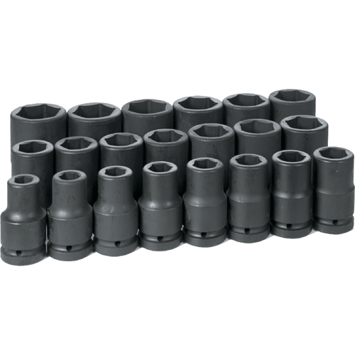 21 Pc. 1" Dr. Deep SAE Socket Set