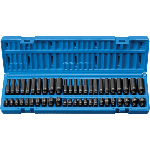 48 Pc. 1/4' Drive Standard & Deep Length Master Set