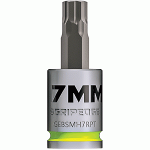 7mm 3/8 Dr. Short RPT Hex Bit Socket