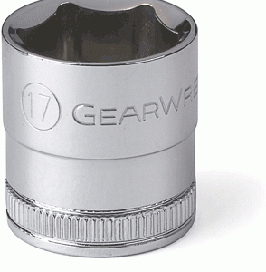 3/8 Drive 6 Pt. Standard Metric Socket 17mm