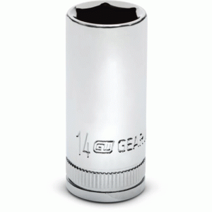 3/8 Drive 6 Point Mid Length Metric Socket 14mm