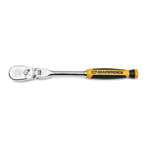 14Drive 90Tooth Dual Material Flex Head Teardrop Ratchet 8