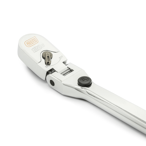 3/8 Drive 120XP Dual Material Handle Locking Flex Head Ratchet 15.5"