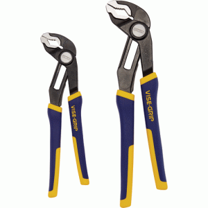 2Pc GrooveLock Pliers Set