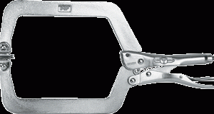 The Original TM Locking C-Clamp with 9" Swivel Pads