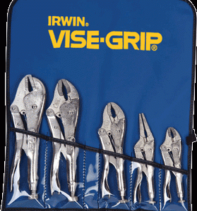 The Original TM Locking Pliers Set, 5 Pc