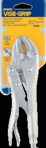 The Original TM Curved Jaw Locking Pliers with Wire Cutter, 7"