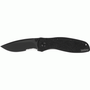 Blur Black, Serrated Folding Knife