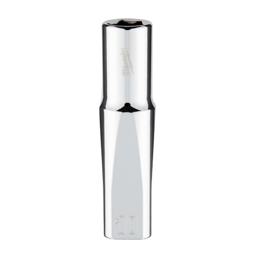 3/8 Dr. Metric 6-Point Deep Socket with FOUR FLAT TM Sides, 10mm