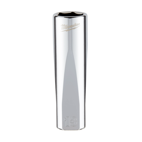 3/8 Dr. Metric 6-Point Deep Socket with FOUR FLAT TM Sides, 13mm