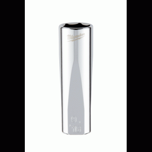 3/8 Dr. SAE 6 Point Deep Socket with FOUR FLAT TM Sides, 9/16"