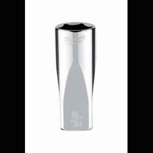 1/4 Dr. SAE 6-Point Deep Socket with FOUR FLAT TM Sides, 9/16"