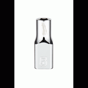 1/4 Dr. Metric 6-Point Standard Socket with FOUR FLAT TM Sides, 5mm