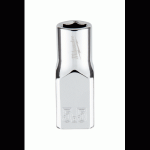 1/4 Dr. Metric 6-Point Standard Socket with FOUR FLAT TM Sides, 5.5mm