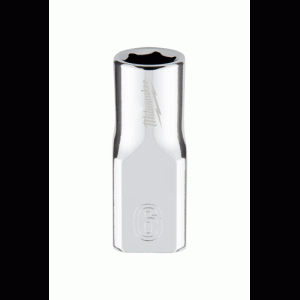 1/4 Dr. Metric 6-Point Standard Socket with FOUR FLAT TM Sides, 6mm