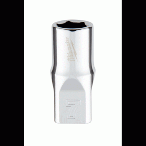 1/4 Dr. Metric 6-Point Standard Socket with FOUR FLAT TM Sides, 7mm