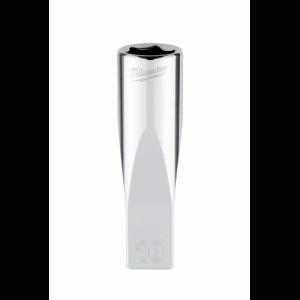 1/4 Dr. Metric 6-Point Deep Socket with FOUR FLAT TM Sides, 10mm