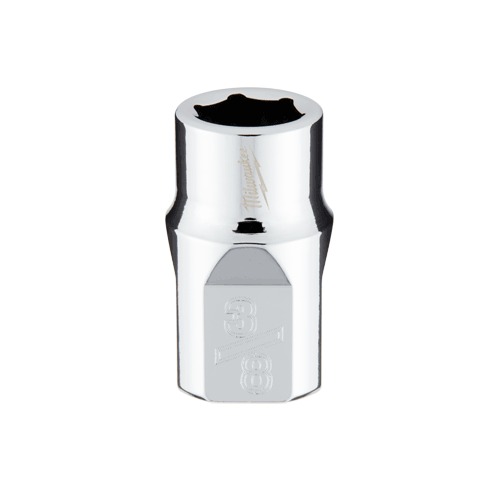 3/8 Dr. SAE 6 Point Standard Socket with FOUR FLAT TM Sides, 3/8