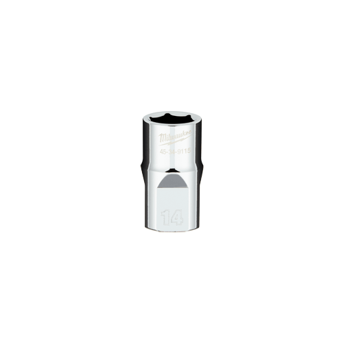 1/2 Dr. Metric 6-Point Standard Socket with FOUR FLAT TM Sides, 14mm
