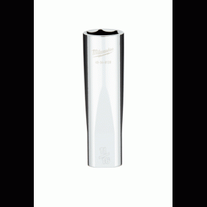 1/2 Dr. SAE 6-Point Deep Socket with FOUR FLAT TM Sides, 11/16"