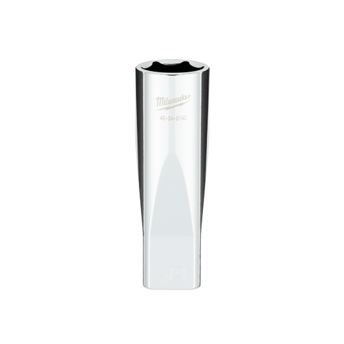 1/2 Dr. Metric 6-Point Deep Socket with FOUR FLAT TM Sides, 19mm