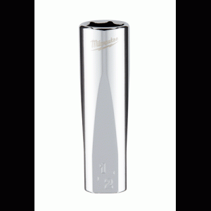 3/8 Dr. SAE 6-Point Deep Socket with FOUR FLAT TM Sides, 1/2