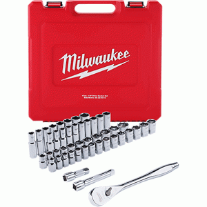 46 Pc. 1/2 Dr. Ratchet & Socket Set