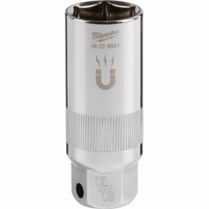 3/8 Drive 6-Point Magnetic Spark Plug Socket, 13/16"