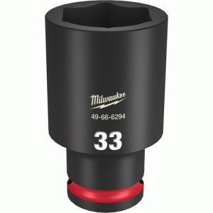 SHOCKWAVE Impact Duty TM 12 Drive 6 Point Socket Deep Metric 33mm