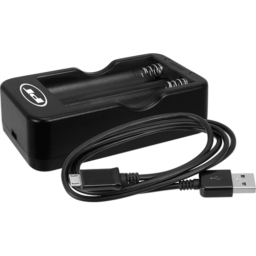 Dual 18650 Battery USB Charger
