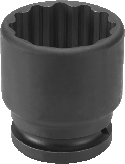 34 Dr x 19mm Standard Impact Socket 12 Pt