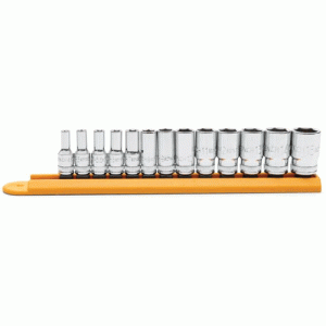 13PC 1/4"DR MM MIDSKT SET
