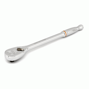 1/4" Drive 90-Tooth Long Handle Teardrop Ratchet 6"