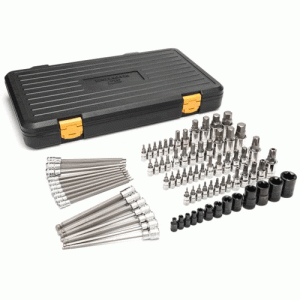 80Pc 14 38 12Drive HexBall End HexTamper Proof Torx ETorxTorx Bit Socket Set