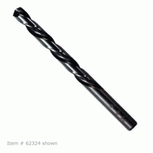 Left-Hand Heavy Duty High Speed Steel Fractional Straight Shank Jobber Length Drill Bit, 7/32"
