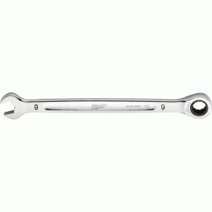 Ratcheting Combination Wrench, Metric 9mm
