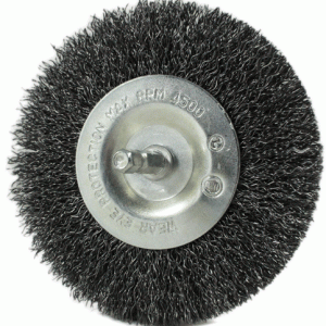 4 CRIMPED WIRE BRUSH ON 1