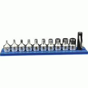 10 Pc. Stubby Hex Metric Driver Set with Magrail