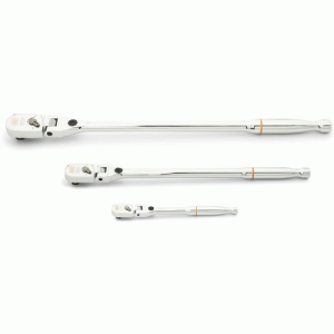 3 Pc. 1/4", 3/8", 1/2 Drive 120XP Locking Flex Head Ratchet Set