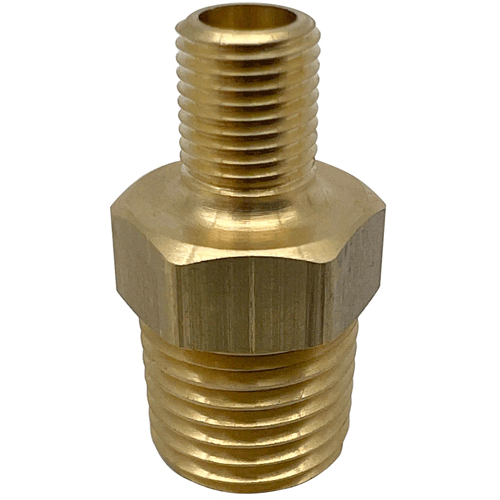 LOCKNFLATE TIRE INFLATOR ADAPTER 1/4 NPT (M) TO SCHRADER VALVE (M)